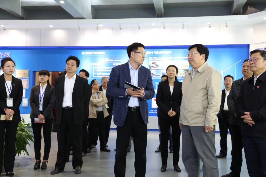 湖南省委常委、省人民政府常務副省長陳向群一行蒞臨威勝電氣產(chǎn)業(yè)園